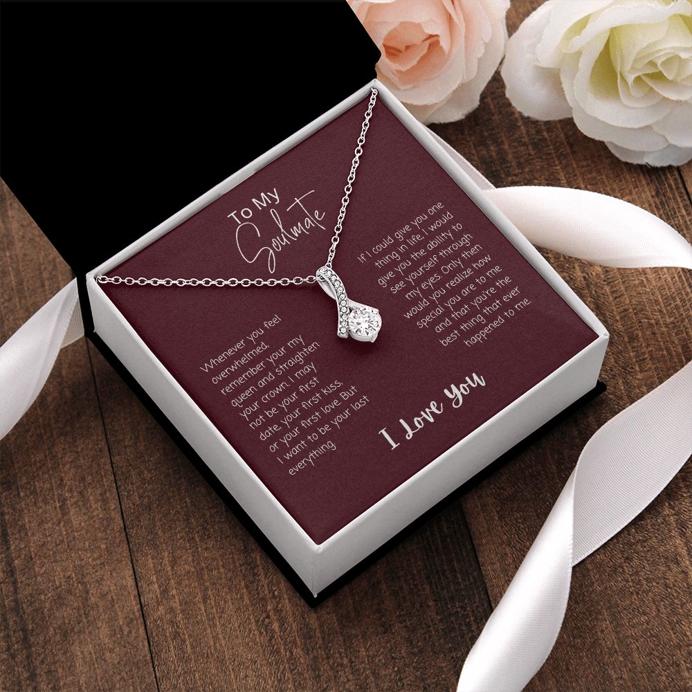 To My Soulmate | Alluring Beauty Necklace | Perfect Git For Her | Birthday | Valentines Day | Anniversary