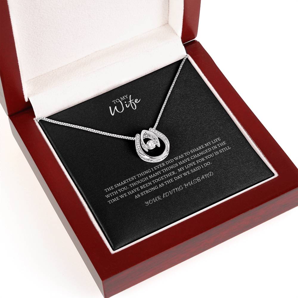 To My Wife | Luck Necklace | Beautiful Necklace Gift For Any Occasion! | Birthday | Valentines Day | Anniversary | Special Occasion